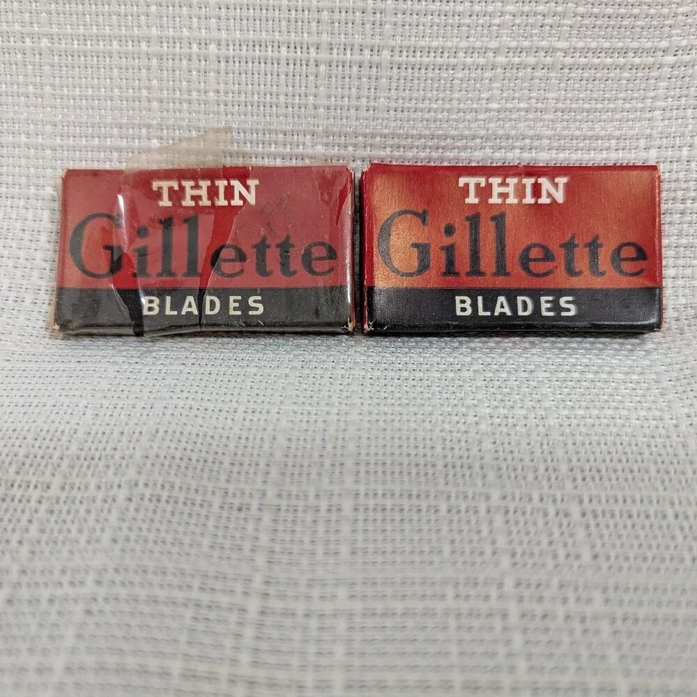 Vintage 1938 Gillette Thin Blades